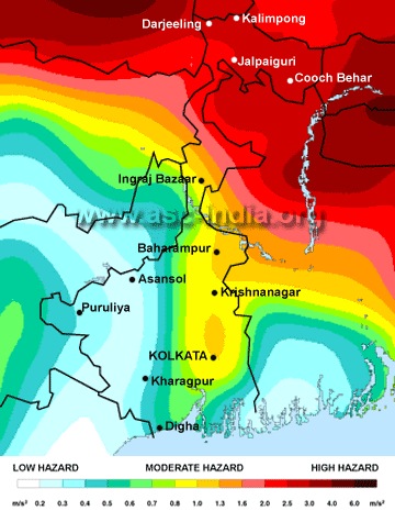 Picture of Seismic Map of West Bengal