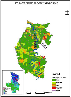 Picture of Villege level Flood Hazard Map