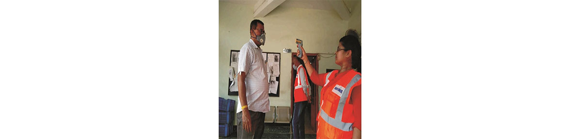 Civil Defence Volunteers engaged for COVID-19 screening