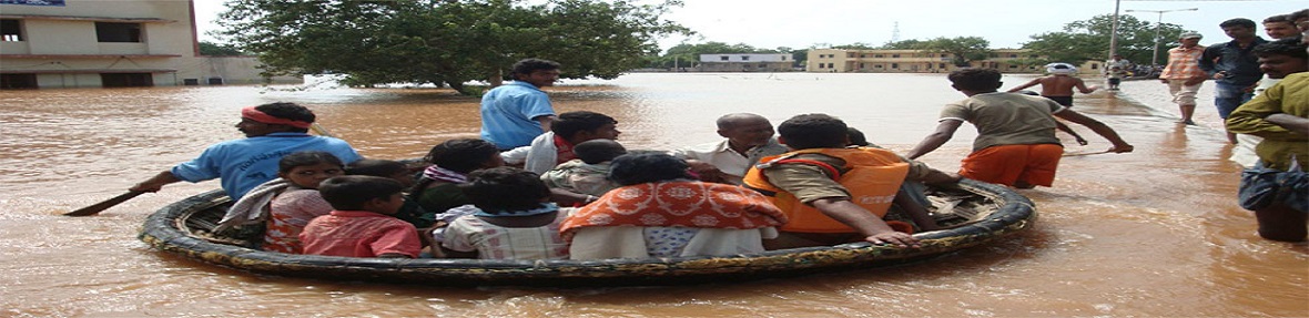 Rescue Operation during Flood situation in West Bengal